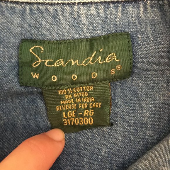 VINTAGE DENIM BUTTON UP - Picture 6 of 14